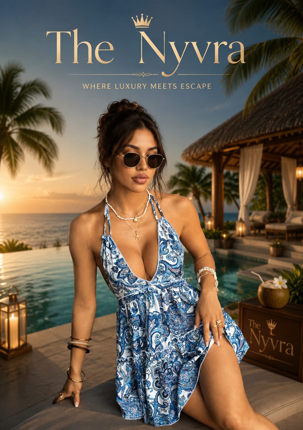 Coastal Chic Luxe Mini Dress – The Nyvra Global