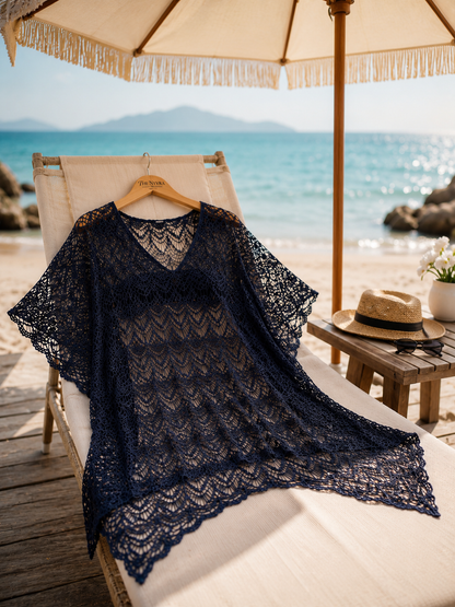 The Nyvra Azure Mirage Kaftan