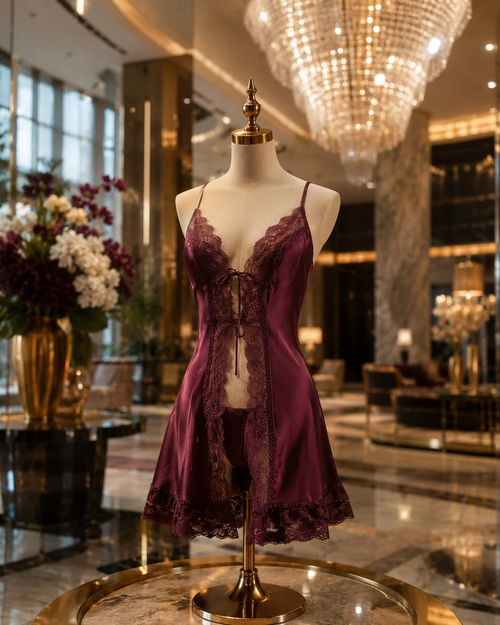 Midnight Merlot Babydoll